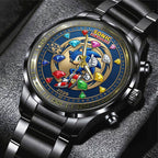 Sonic the Hedgehog 35th Anniversary Black Stainless Steel Watch – TMTHU7153