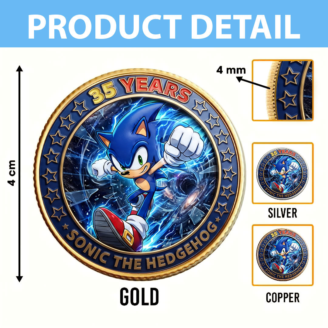 Sonic the Hedgehog 35th Anniversary Commemorative Coin – TMTHU7206