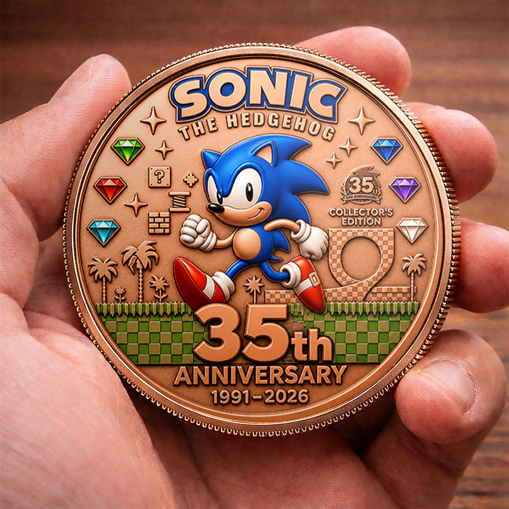 Sonic the Hedgehog 35th Anniversary Commemorative Coin – HOATT20362