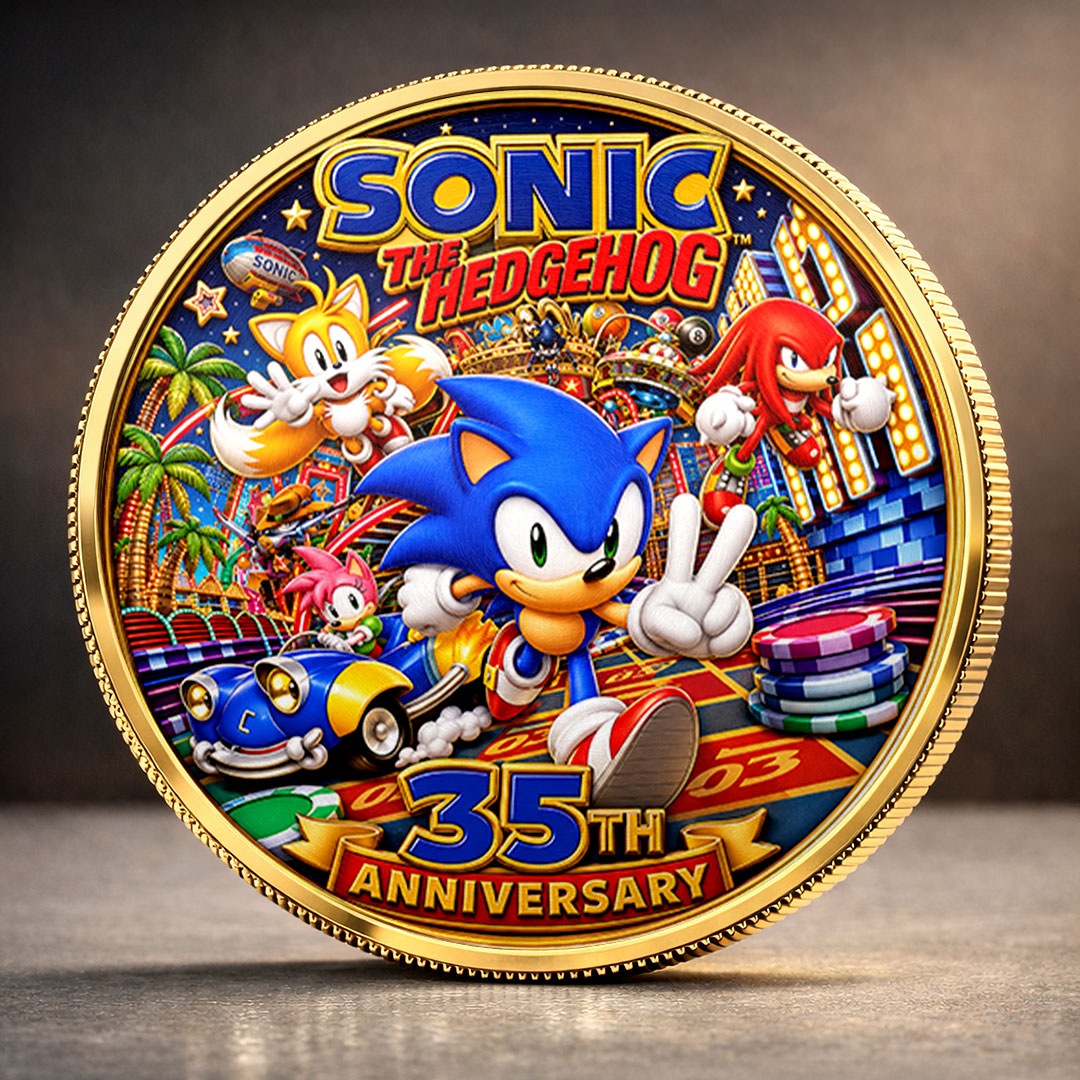 Sonic the Hedgehog 35th Anniversary Commemorative Coin – HOATT20363