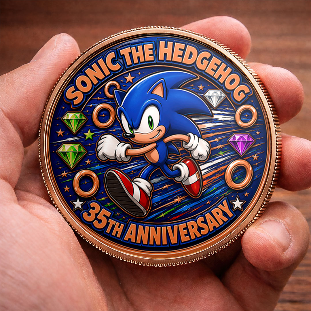Sonic the Hedgehog 35th Anniversary Commemorative Coin – HOATT20364