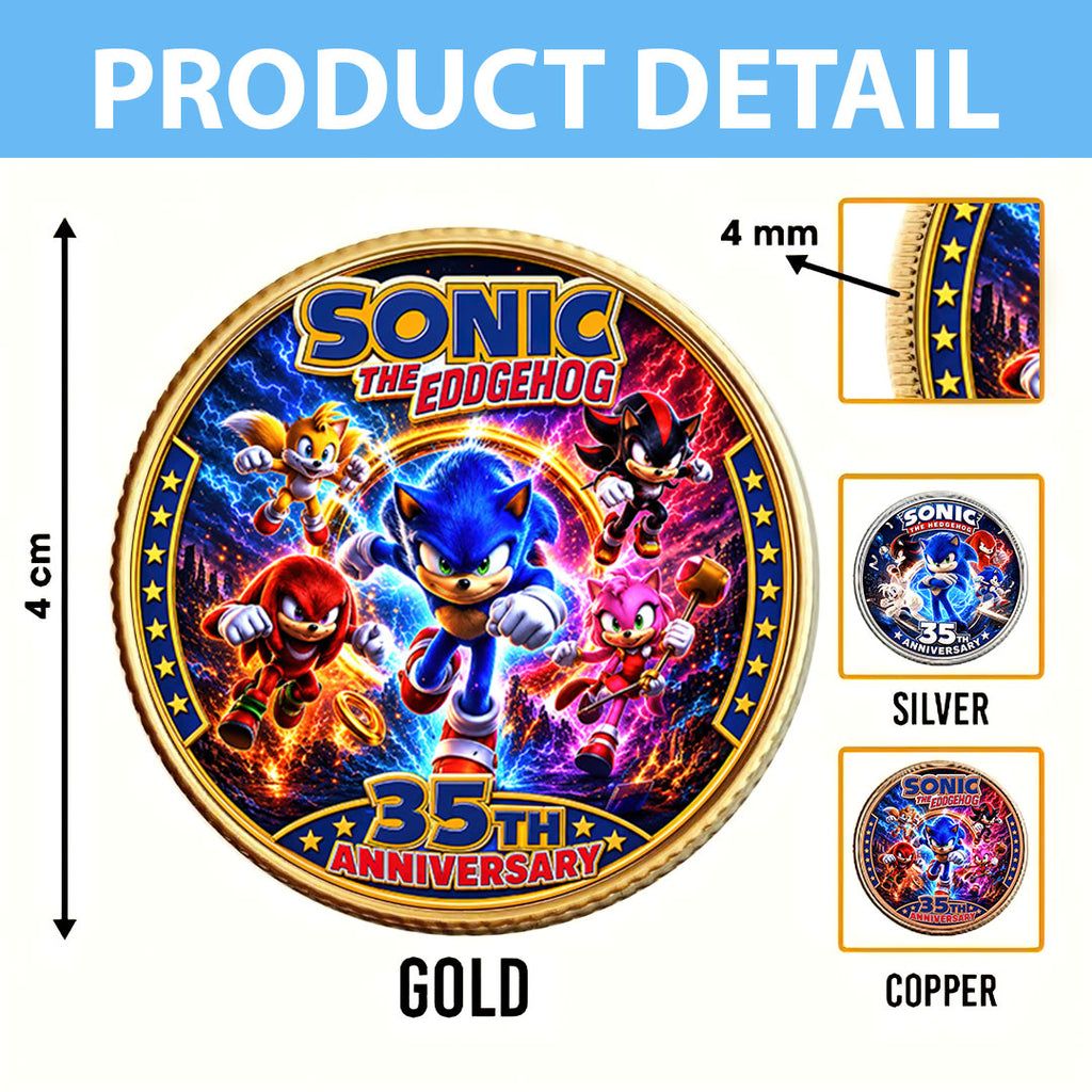 Sonic the Hedgehog 35th Anniversary Commemorative Coin – HOATT20365