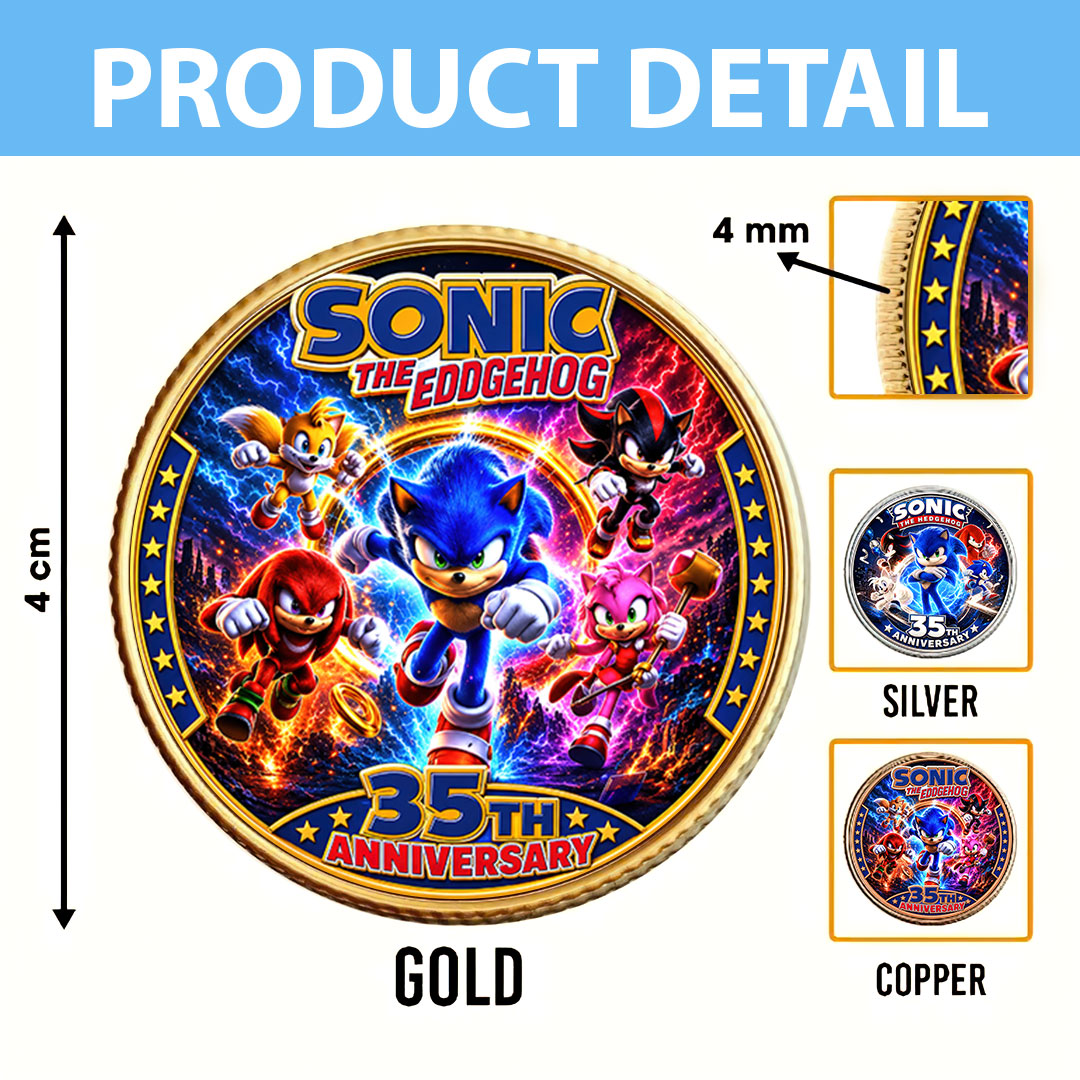 Sonic the Hedgehog 35th Anniversary Commemorative Coin – HOATT20365