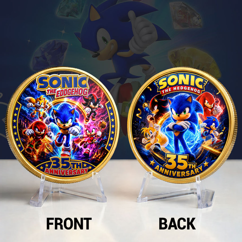 Sonic the Hedgehog 35th Anniversary Commemorative Coin – HOATT20365