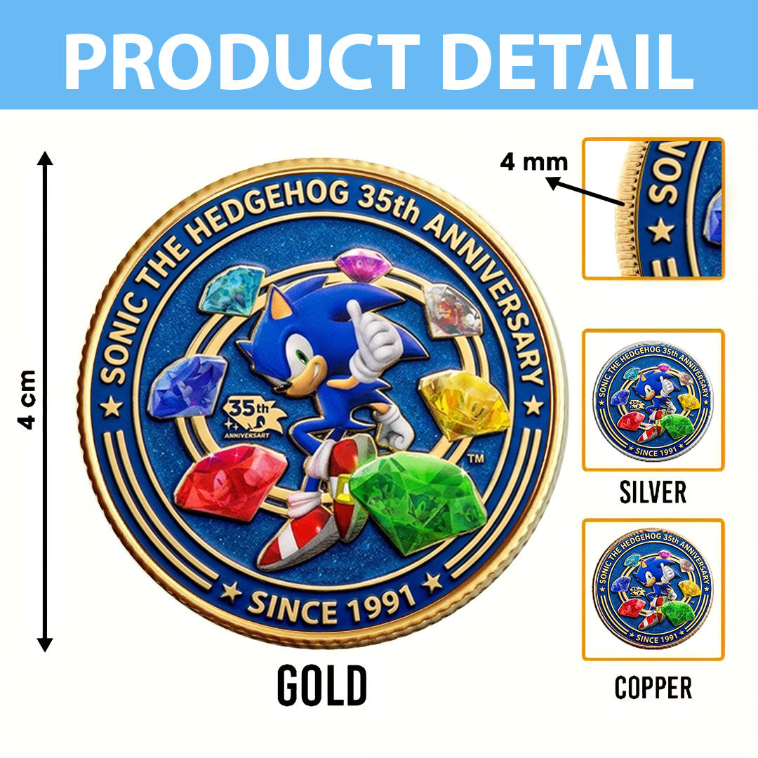 Sonic the Hedgehog 35th Anniversary Commemorative Coin – TMTHU7203