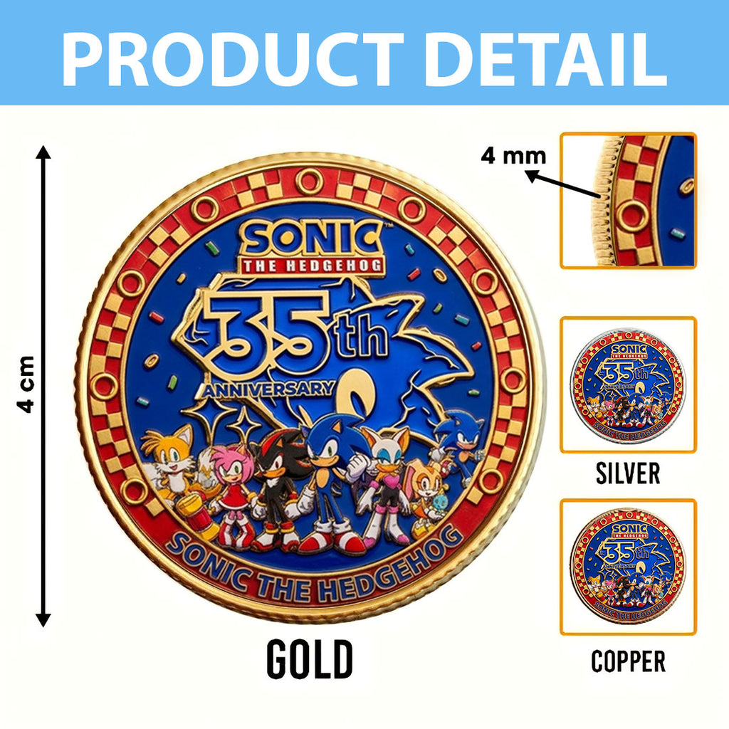 Sonic the Hedgehog 35th Anniversary Commemorative Coin – TMTHU7204