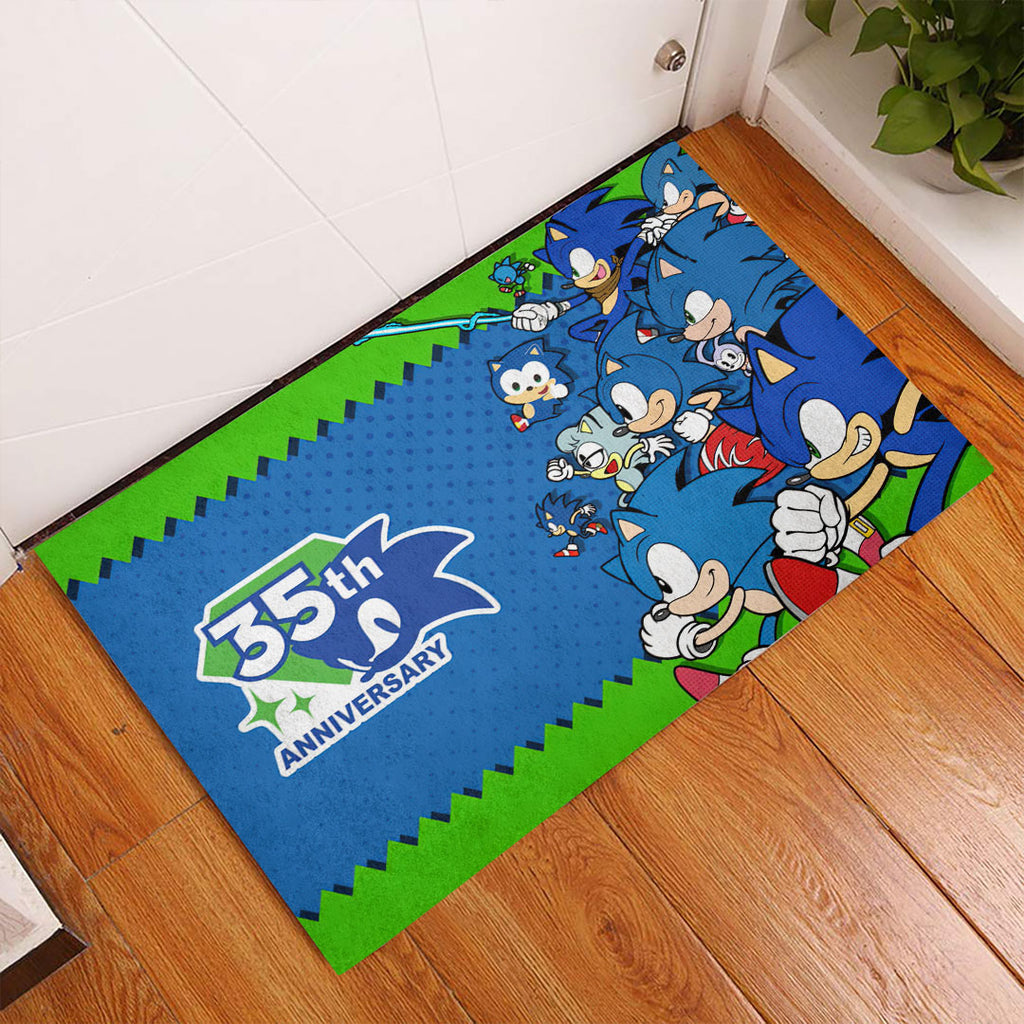 Sonic the Hedgehog 35th Anniversary Custom Doormat – HOATT19155