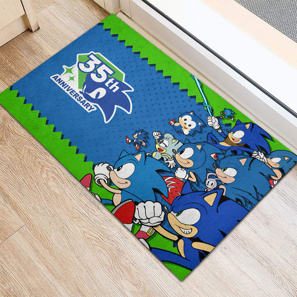 Sonic the Hedgehog 35th Anniversary Custom Doormat – HOATT19155
