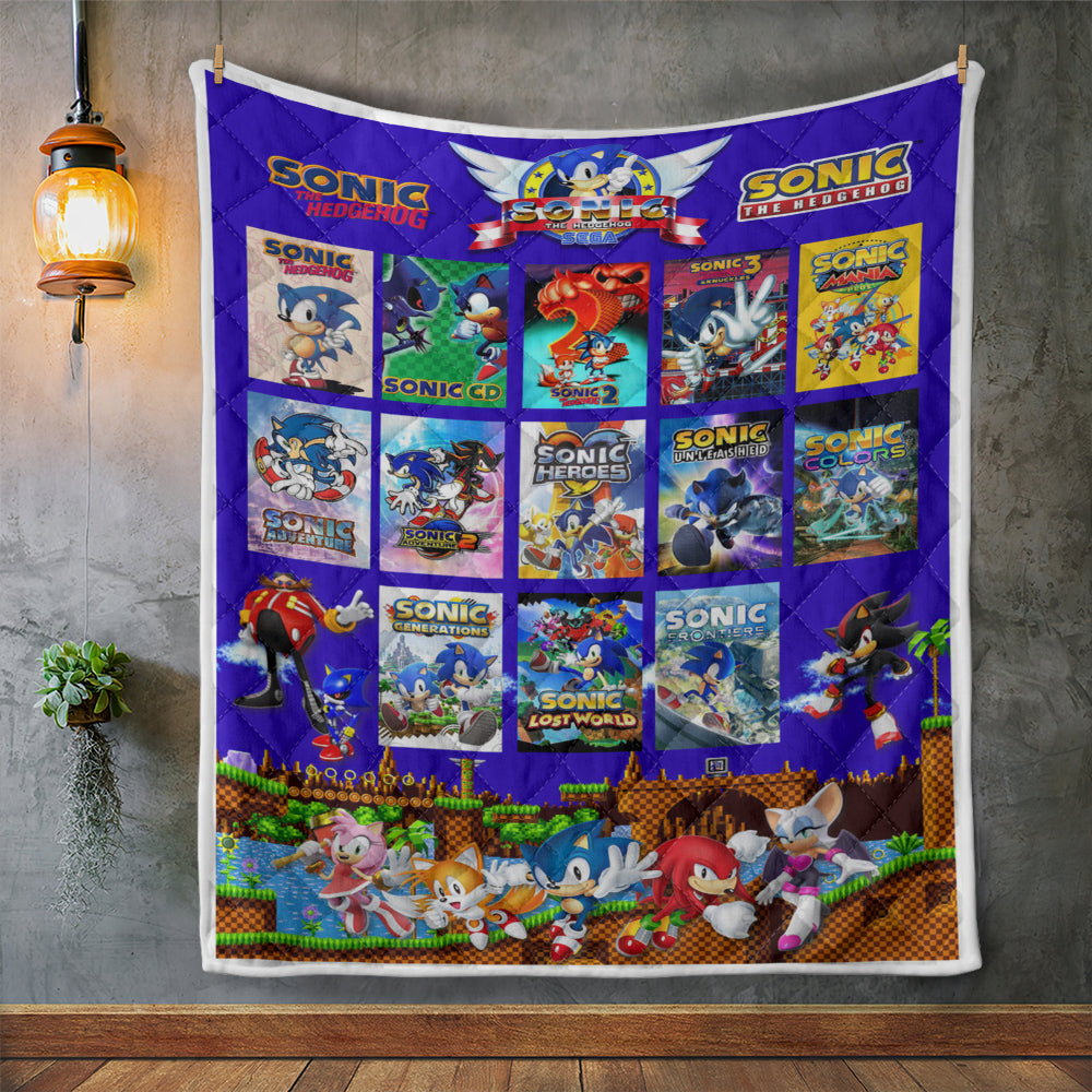 Sonic the Hedgehog Quilt Blanket – TMTHU7166