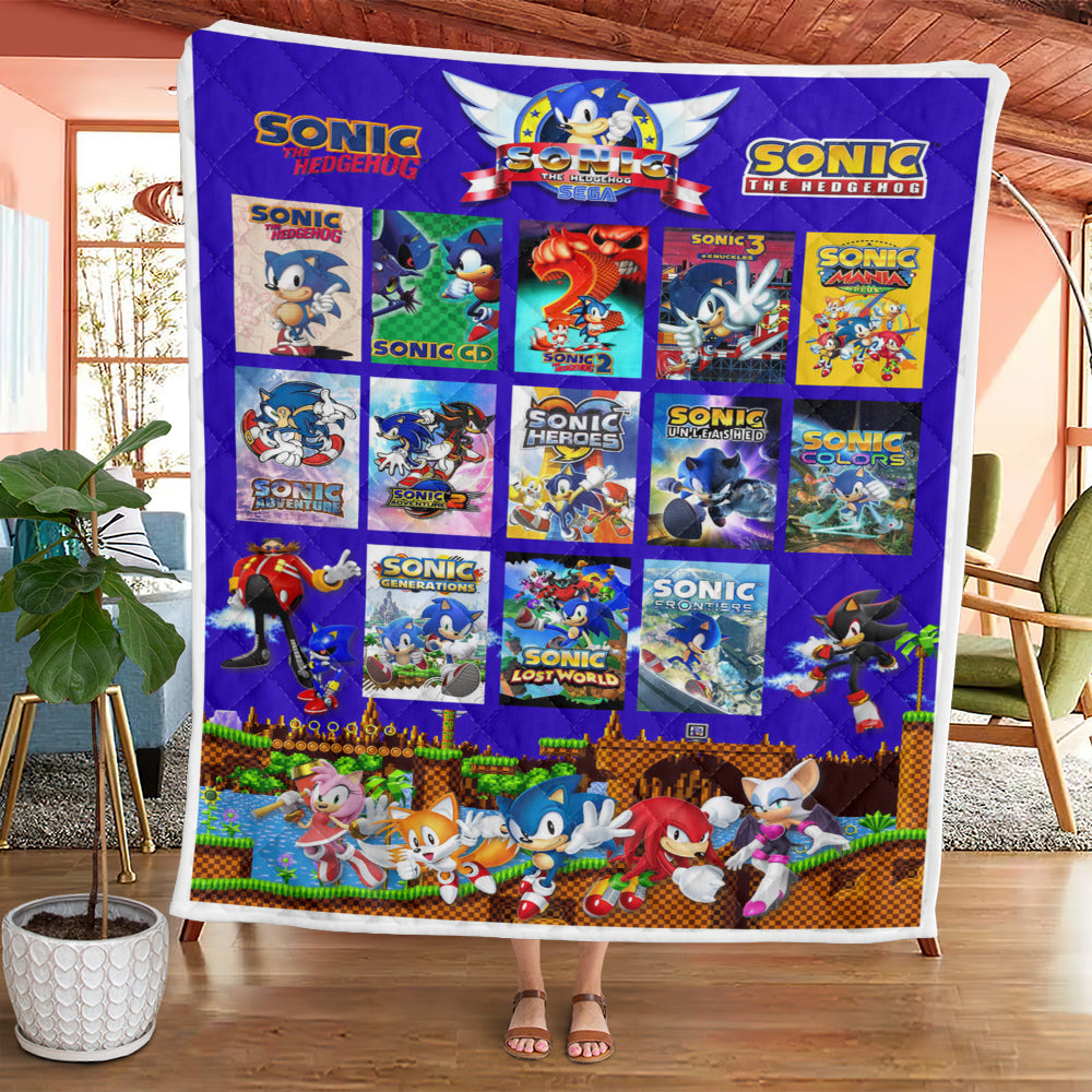 Sonic the Hedgehog Quilt Blanket – TMTHU7166