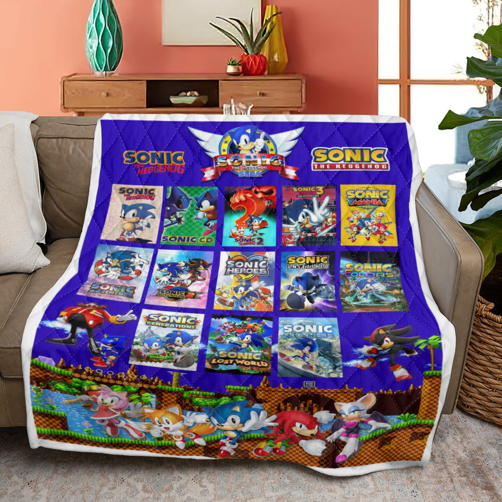 Sonic the Hedgehog Quilt Blanket – TMTHU7166