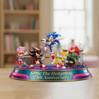 Sonic the Hedgehog 35th Anniversary Custom Shape Acrylic Plaque – TANTN24106
