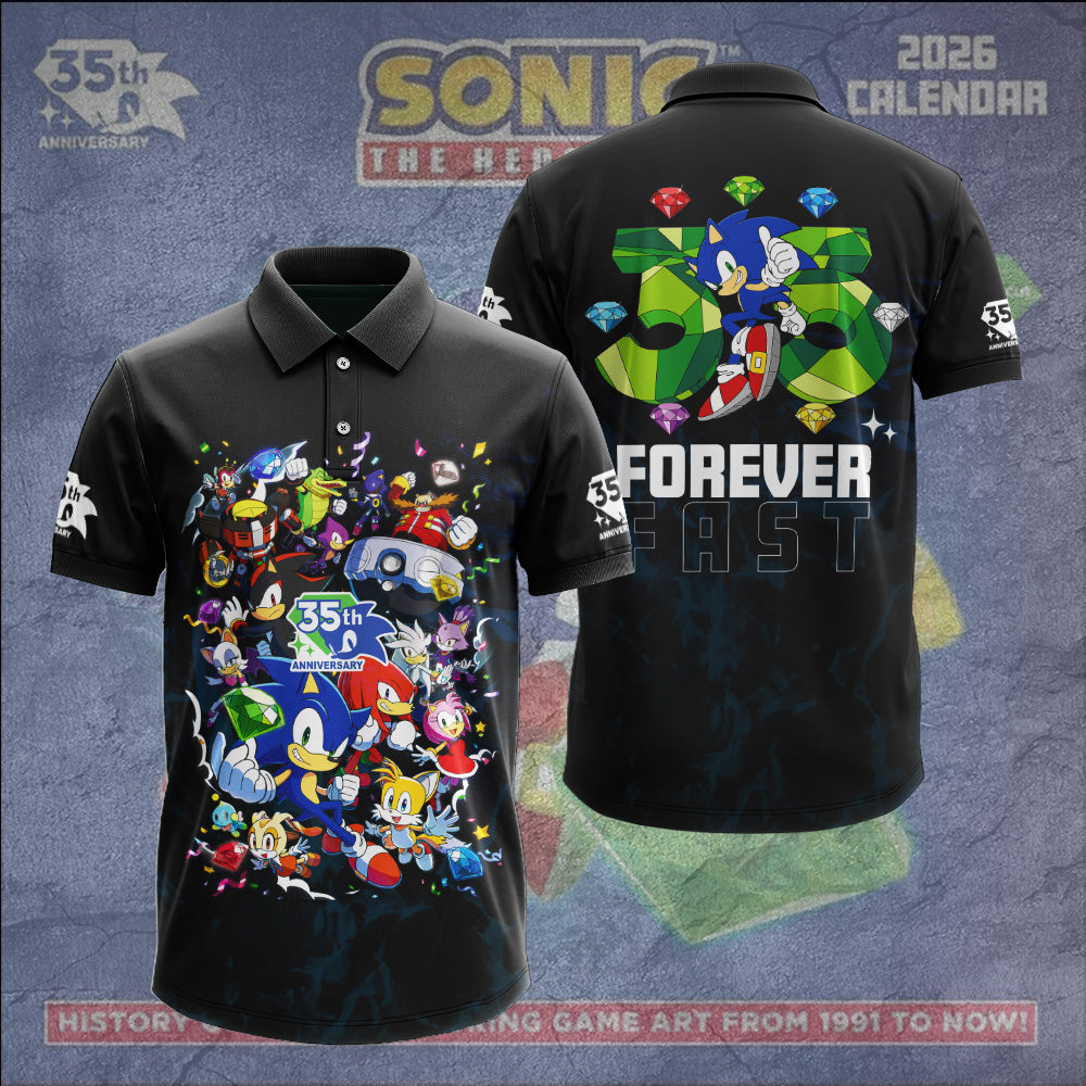 Sonic the Hedgehog 35th Anniversary 3D Apparel – GNE7505