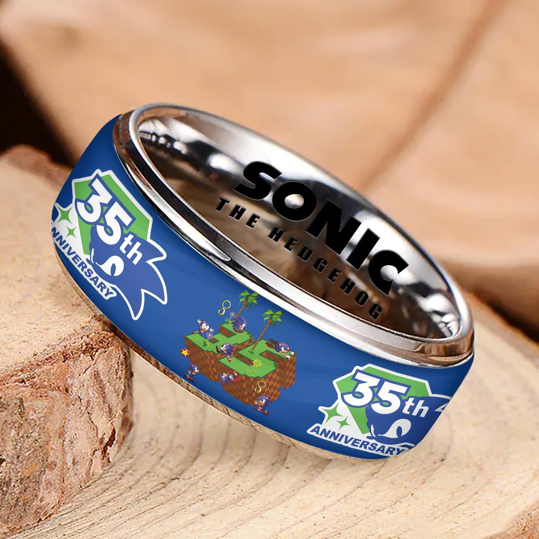 Sonic the Hedgehog 35th Anniversary Custom Alloy Ring – HOATT19193