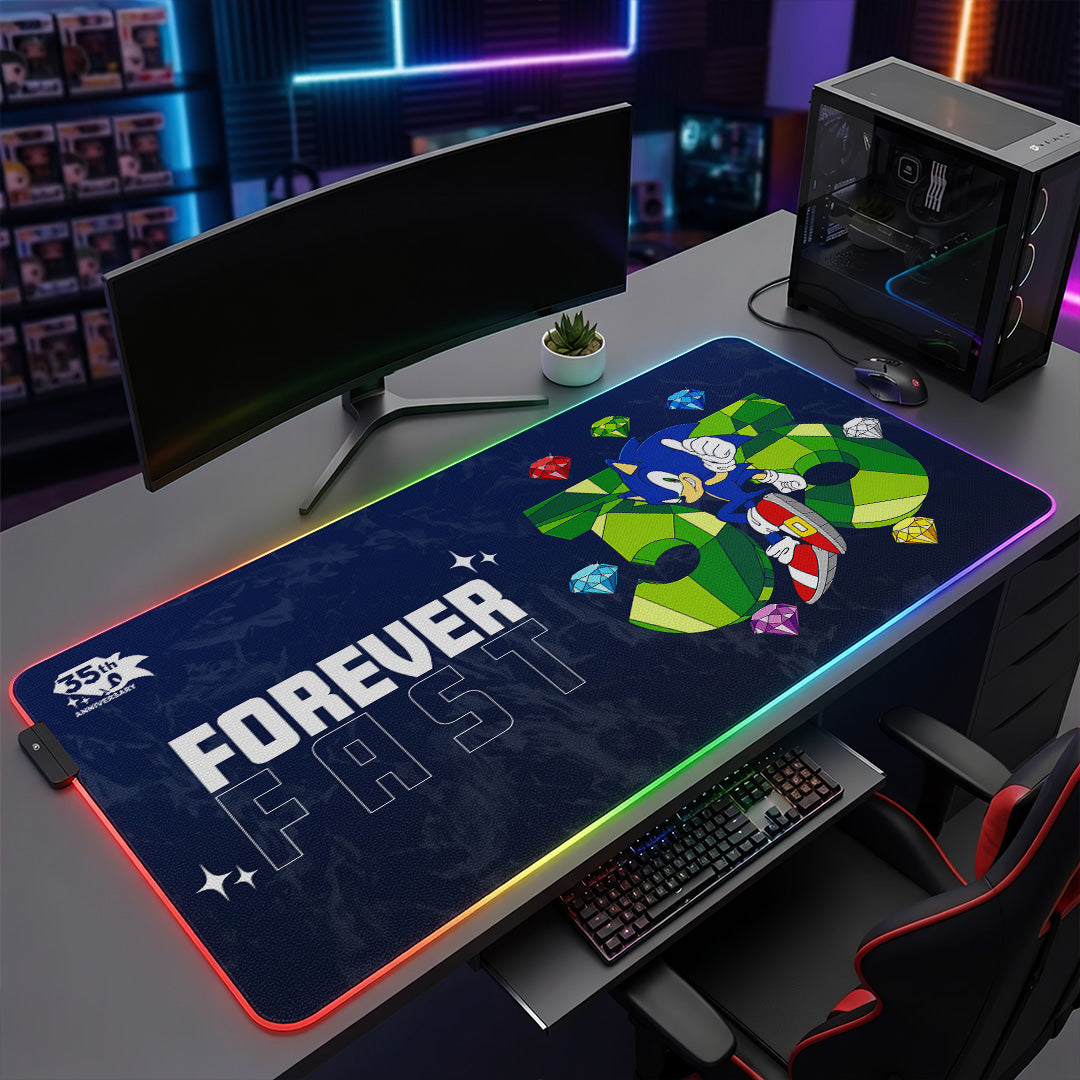 Sonic the Hedgehog 35th Anniversary Custom Gaming Desk Mat – GNE7226