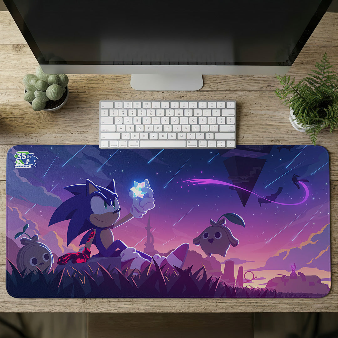 Sonic the Hedgehog 35th Anniversary Custom Gaming Desk Mat – GNE7300