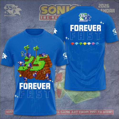 Sonic the Hedgehog 35th Anniversary 3D Apparel – GNE7214