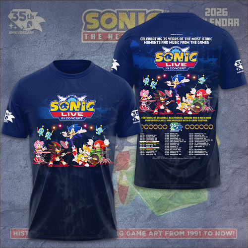 Sonic the Hedgehog 35th Anniversary 3D Apparel – GNE7216