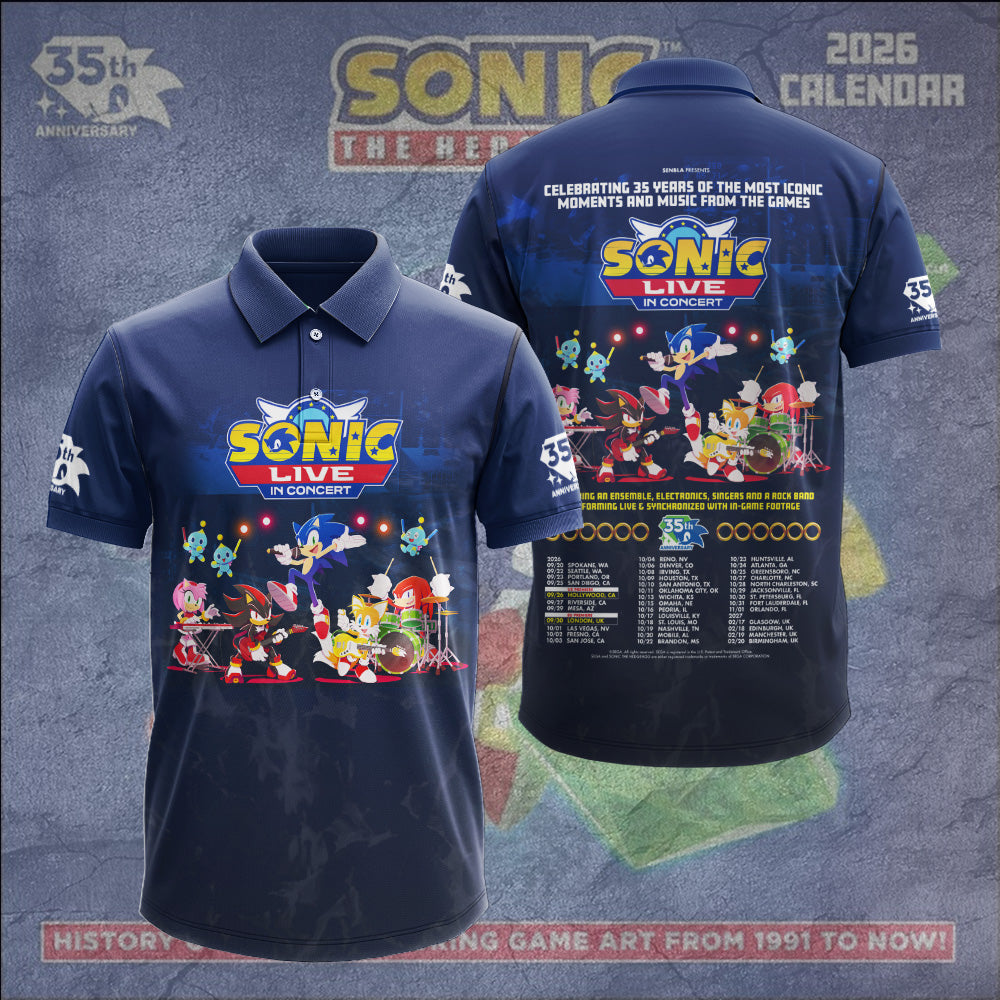 Sonic the Hedgehog 35th Anniversary 3D Apparel – GNE7216