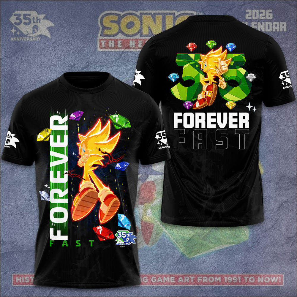 Sonic the Hedgehog 35th Anniversary 3D Apparel – GNE7305