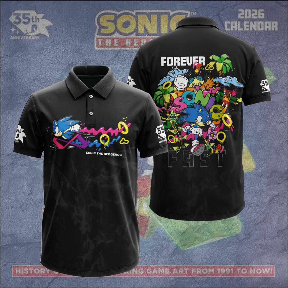 Sonic the Hedgehog 35th Anniversary 3D Apparel – GNE7353