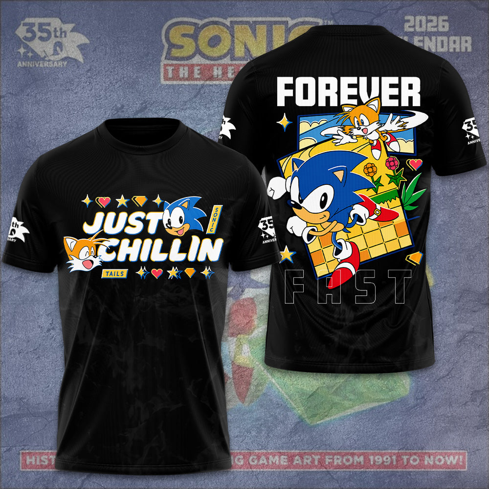 Sonic the Hedgehog 35th Anniversary 3D Apparel – GNE7362