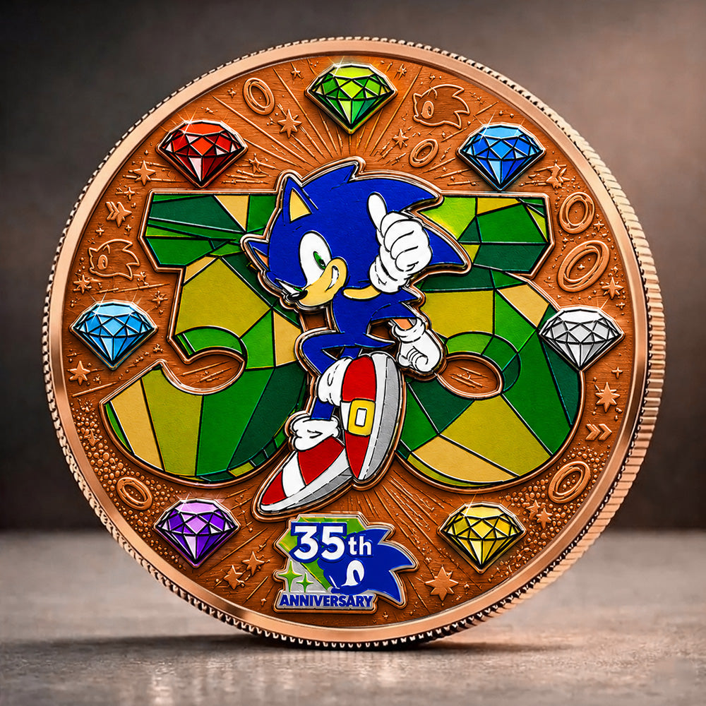 Sonic the Hedgehog 35th Anniversary Commemorative Coin – GNE7231