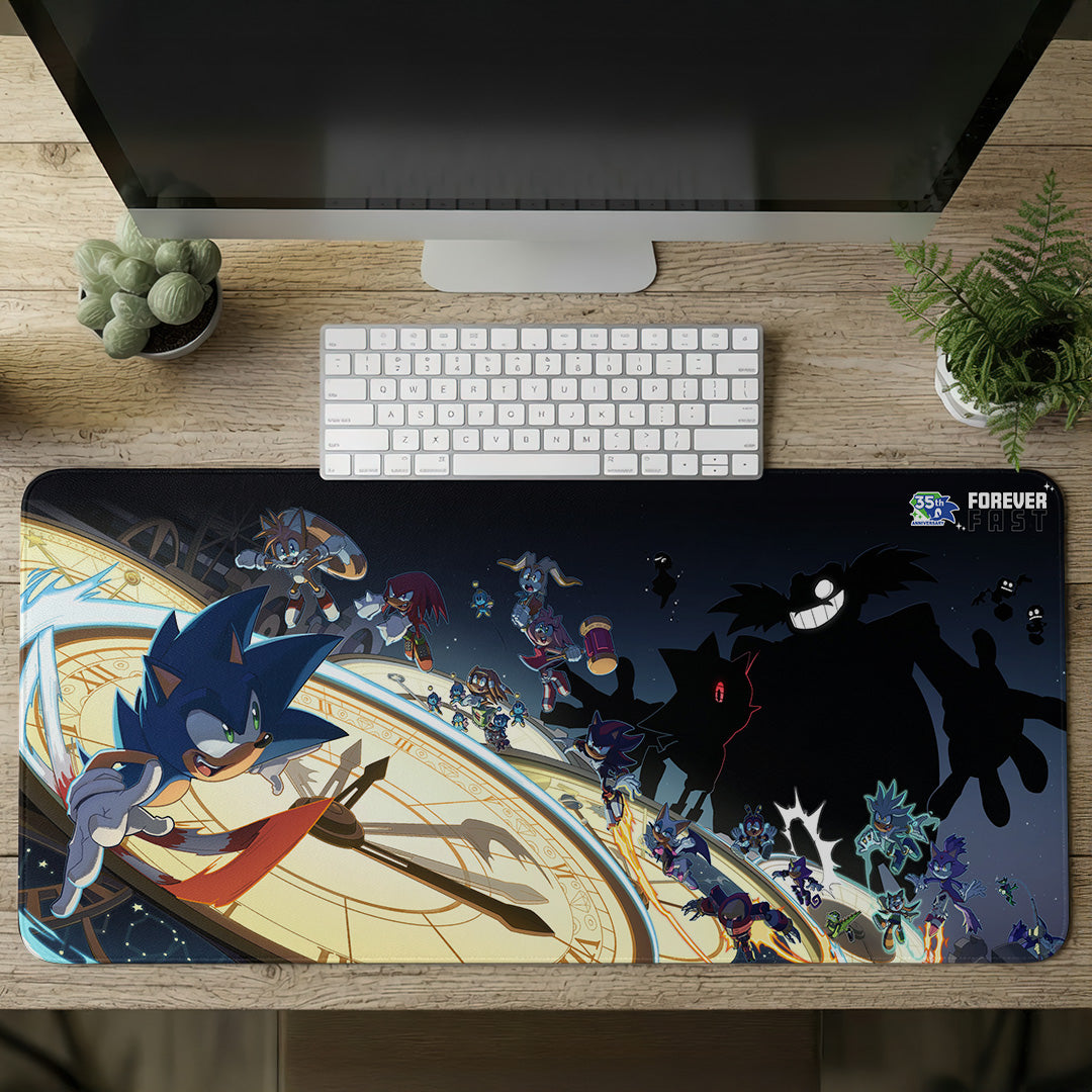 Sonic the Hedgehog 35th Anniversary Custom Gaming Desk Mat – GNE7358