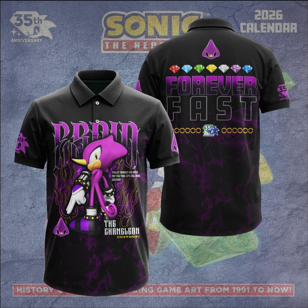 Sonic the Hedgehog x Espio 35th Anniversary 3D Apparel – GNE7245