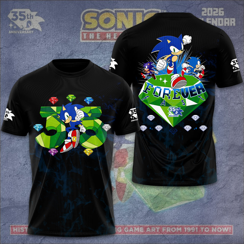 Sonic the Hedgehog 35th Anniversary 3D Apparel – GNE7194