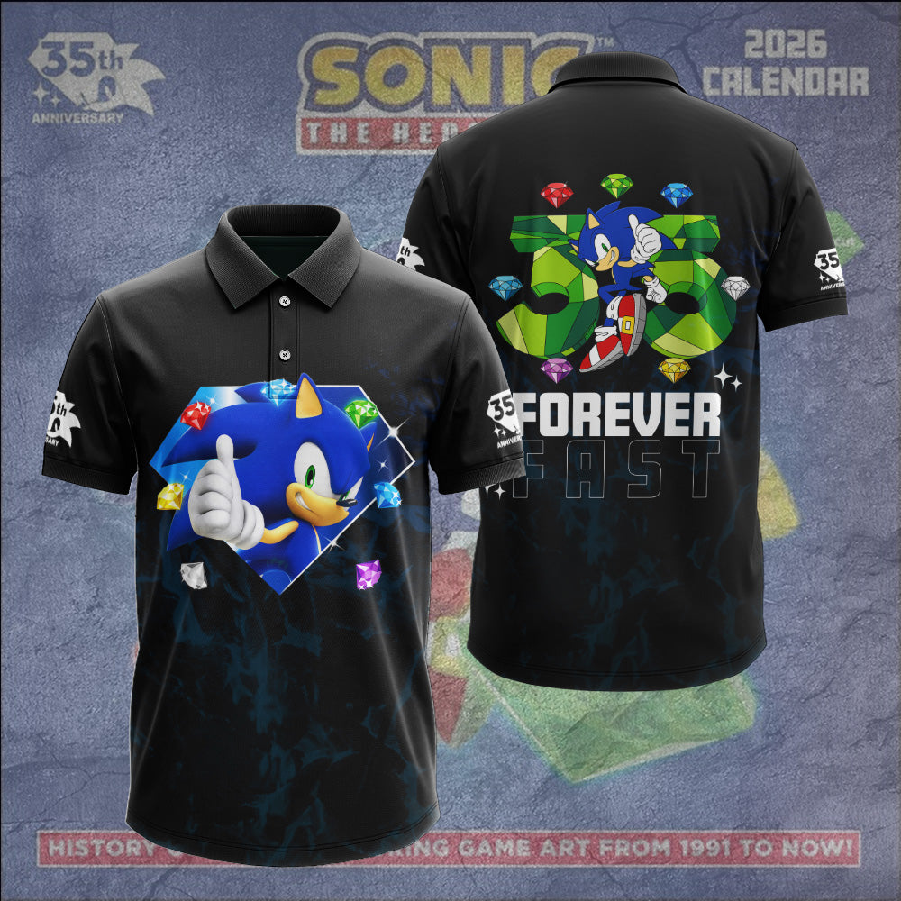 Sonic the Hedgehog 35th Anniversary 3D Apparel – GNE7195