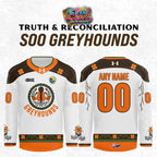 Soo Greyhounds 2026 Truth and Reconciliation Warm Up Hockey Jersey