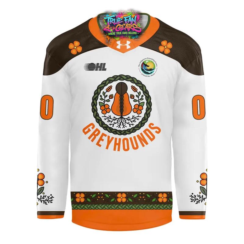 Soo Greyhounds 2026 Truth and Reconciliation Warm Up Hockey Jersey