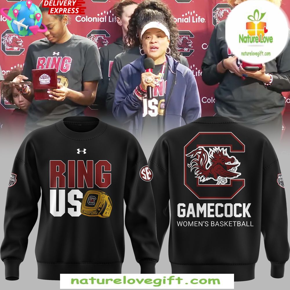 South Carolina Gamecocks Champions Sweatshirt NCAA Ring Winner