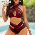South Carolina Gamecocks Zebra Women Bikini Set Sporty Bikini Sets