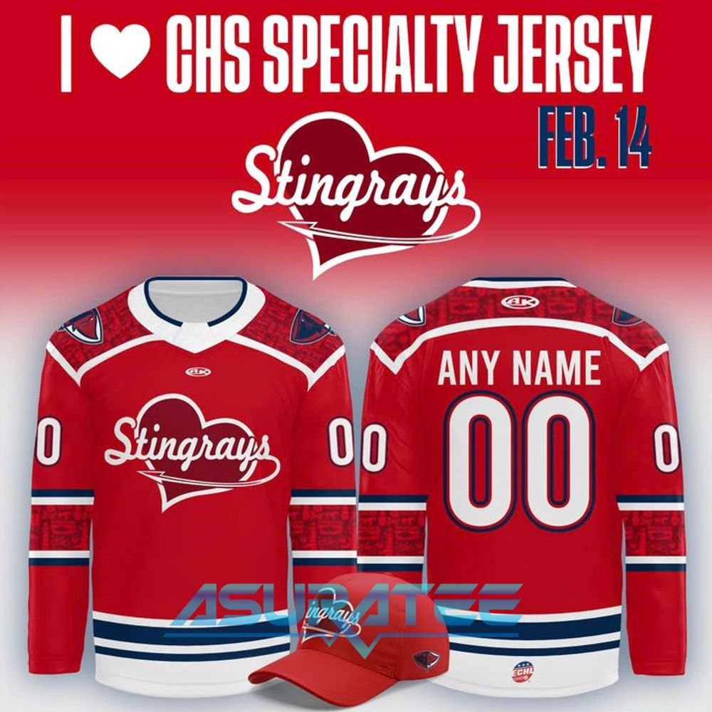 South Carolina Stingrays ”I love CHS” Special Hockey Jersey 2026