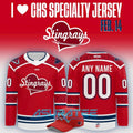 South Carolina Stingrays ”I love CHS” Special Hockey Jersey 2026