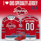 South Carolina Stingrays ”I love CHS” Special Hockey Jersey 2026