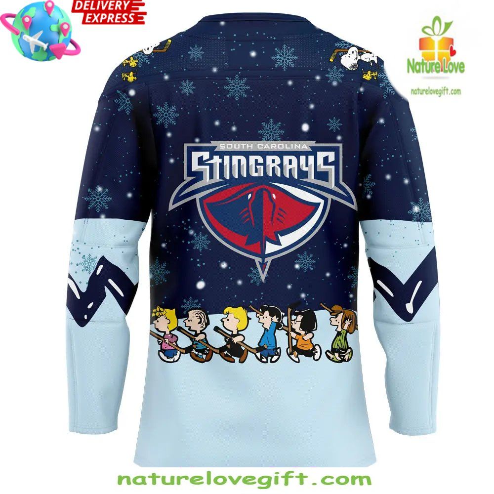 South Carolina Stingrays Peanuts Night Hockey Jersey