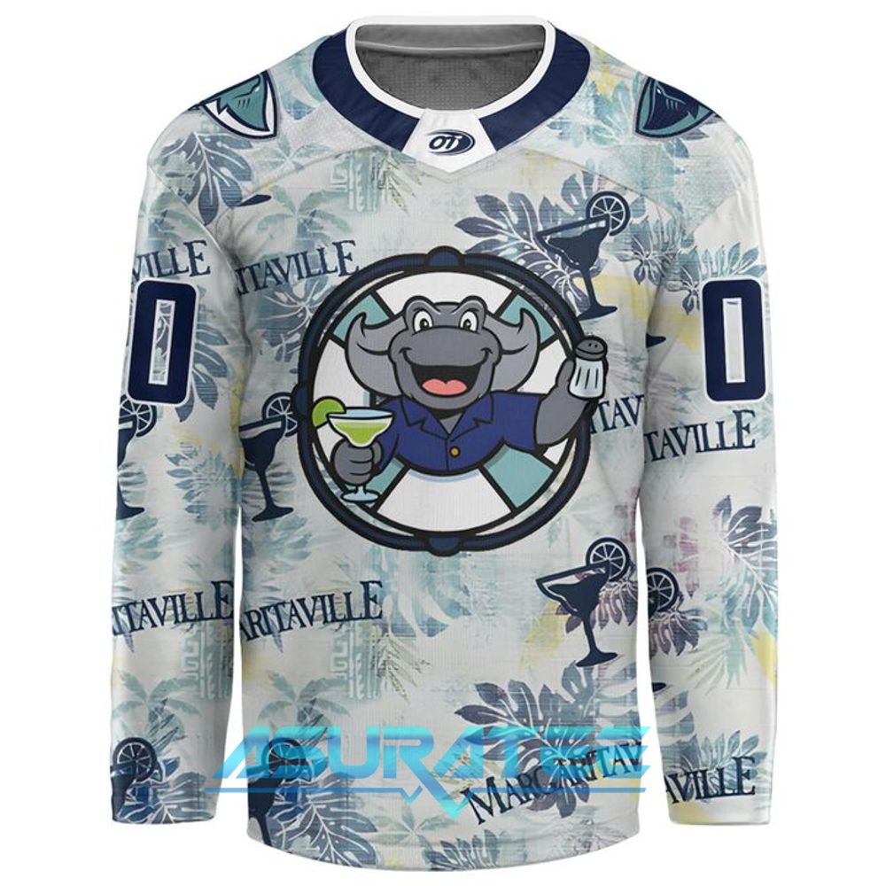 South Carolina Stingrays x Margaritaville Night Hockey Jersey 2025