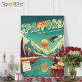 Spafford Two Day Camping Festival July 12-13 2024 Bar Ranch Gunnison CO Wall Art Poster Canvas