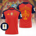 Spain National Team 2026 FIFA World Cup Champions 3D Apparel – TANTN24389