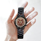 Spain National Team 2026 FIFA World Cup Champions Black Stainless Steel Watch - TMTHU7886