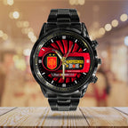 Spain National Team 2026 FIFA World Cup Champions Black Stainless Steel Watch - TANTN24477