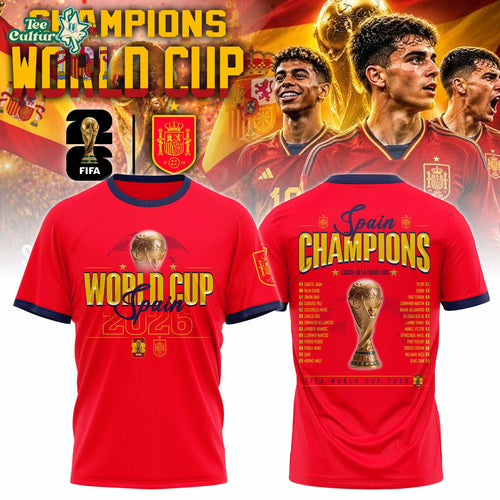 Spain Special World Cup Champions 2026 Limited Edition T.shirt