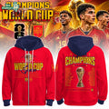 Spain Team World Cup Champions 2026 Limited Edition Zip Hoodie