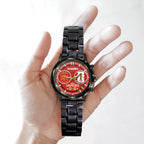 Spain National Team 2026 FIFA World Cup Champions Black Stainless Steel Watch - TANTN24345