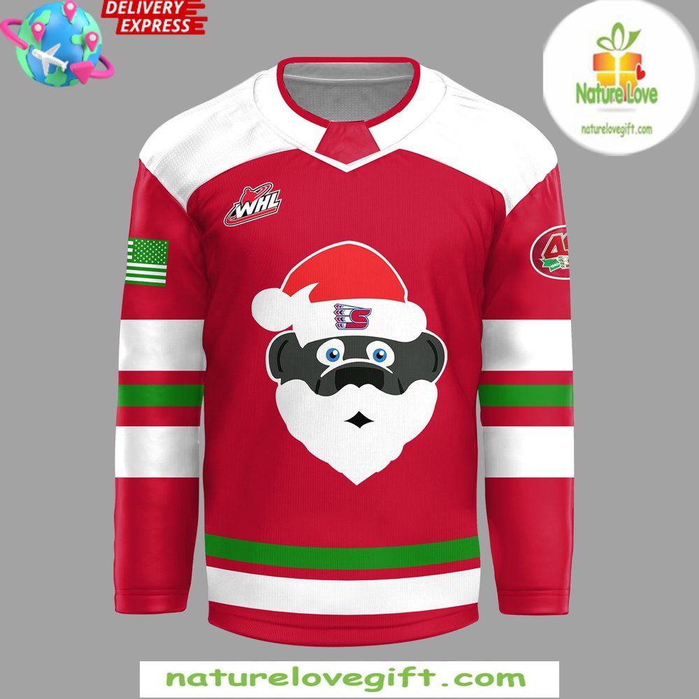 Spokane Chiefs 2026 Christmas Hockey Jersey