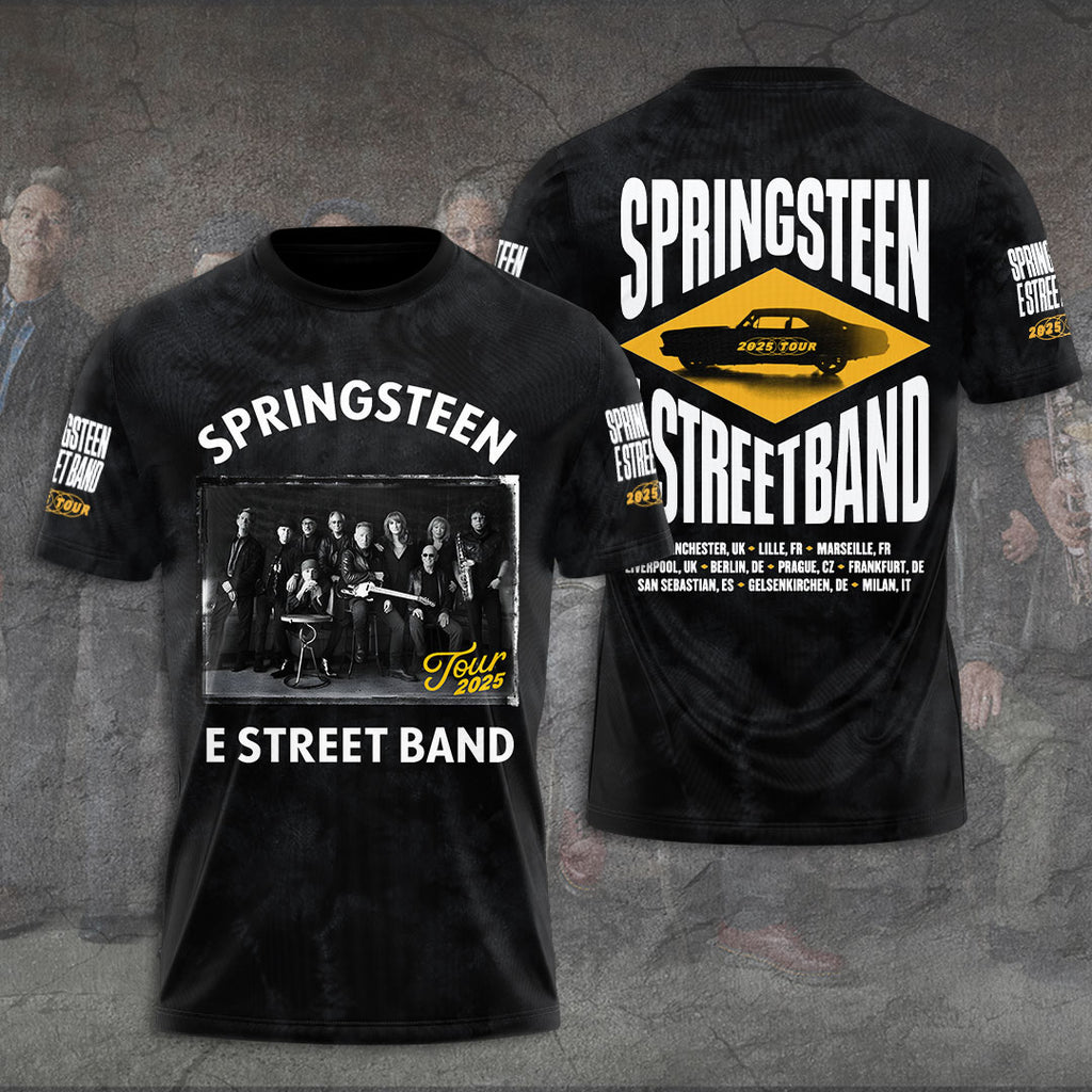 Bruce Springsteen x The E Street Band 2025 Tour 3D Apparel – TANTN16852