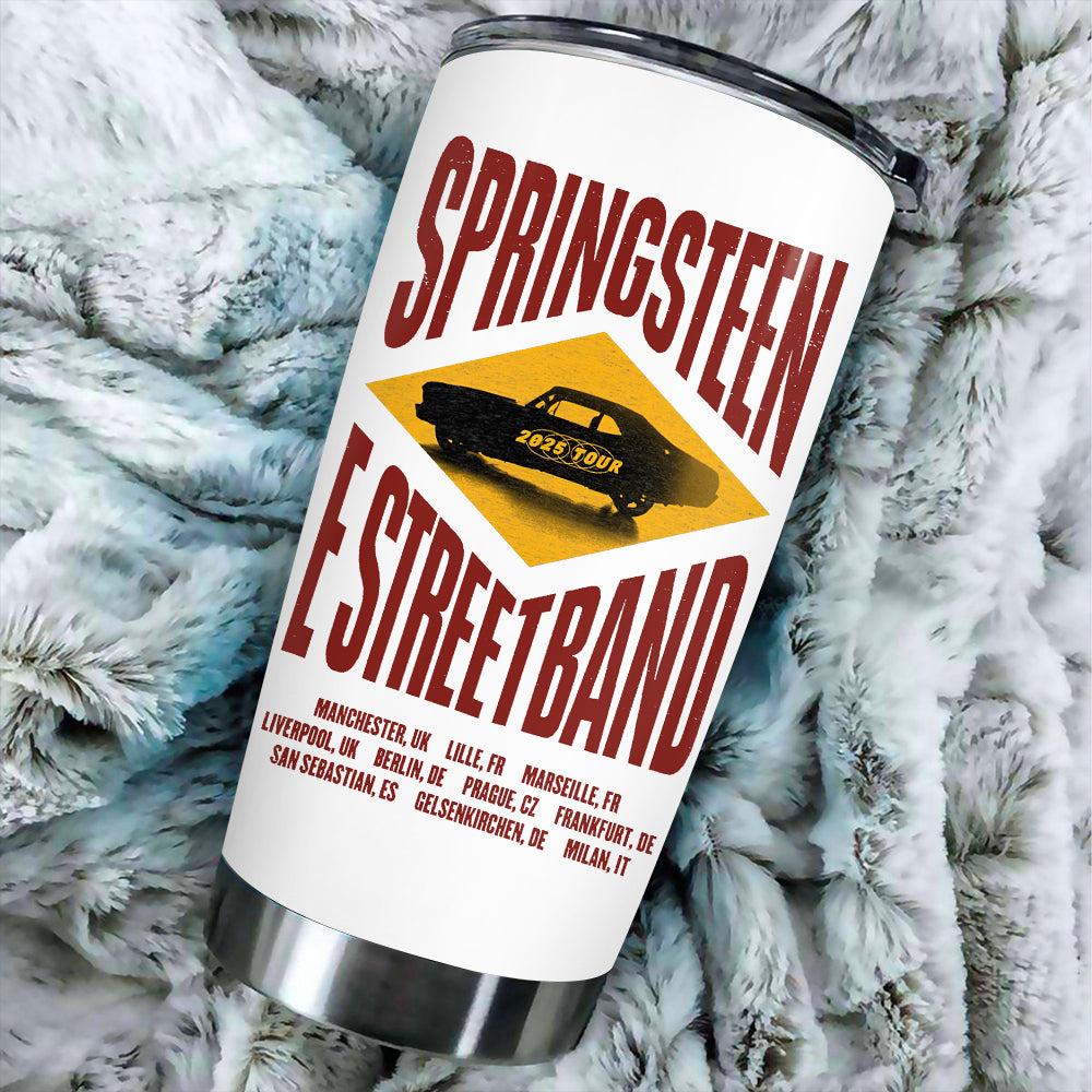Bruce Springsteen x The E Street Band 2025 Tour Tumbler Cup – TANTN16851